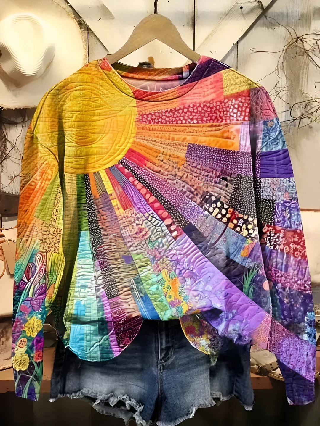 Karyne - Bluza Soleil w Patchworku