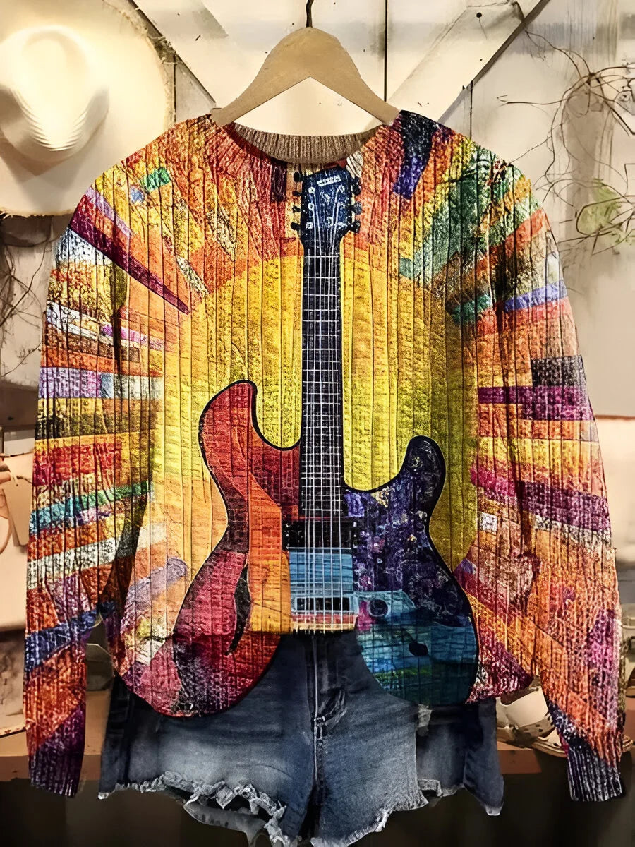 Elodie - Sweter Gitarowy w Kolorach