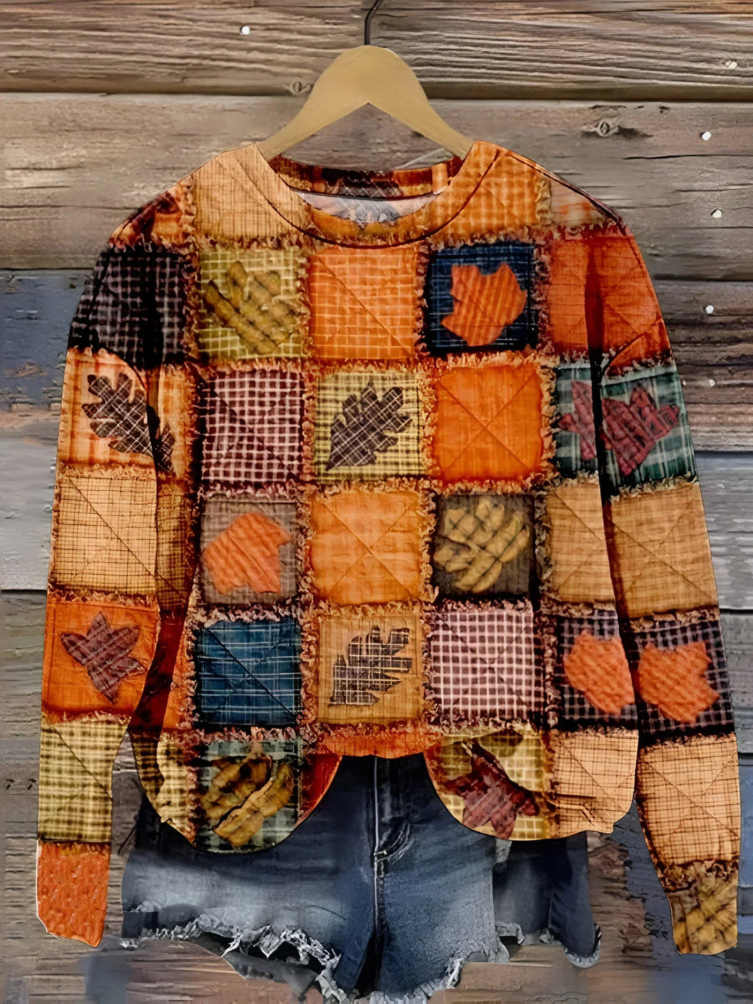 Maelys - Kolorowy sweter dzianinowy