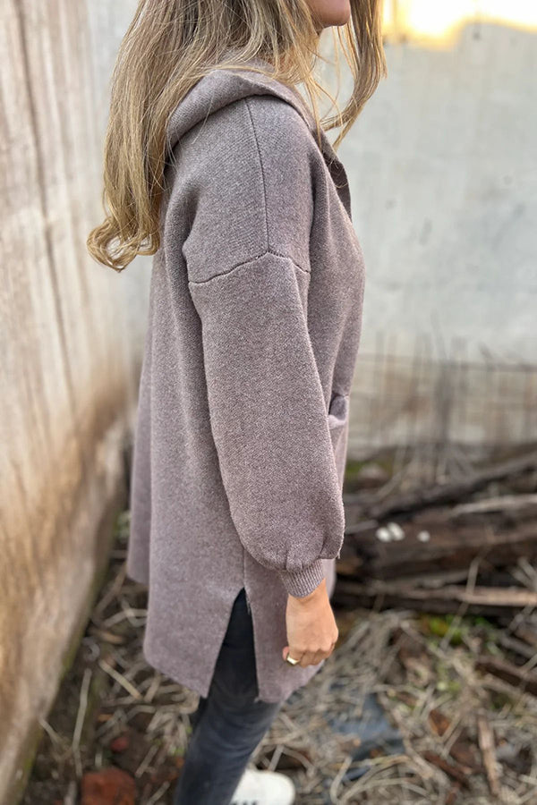 Giulia | Luźna bluza z kapturem z kieszeniami