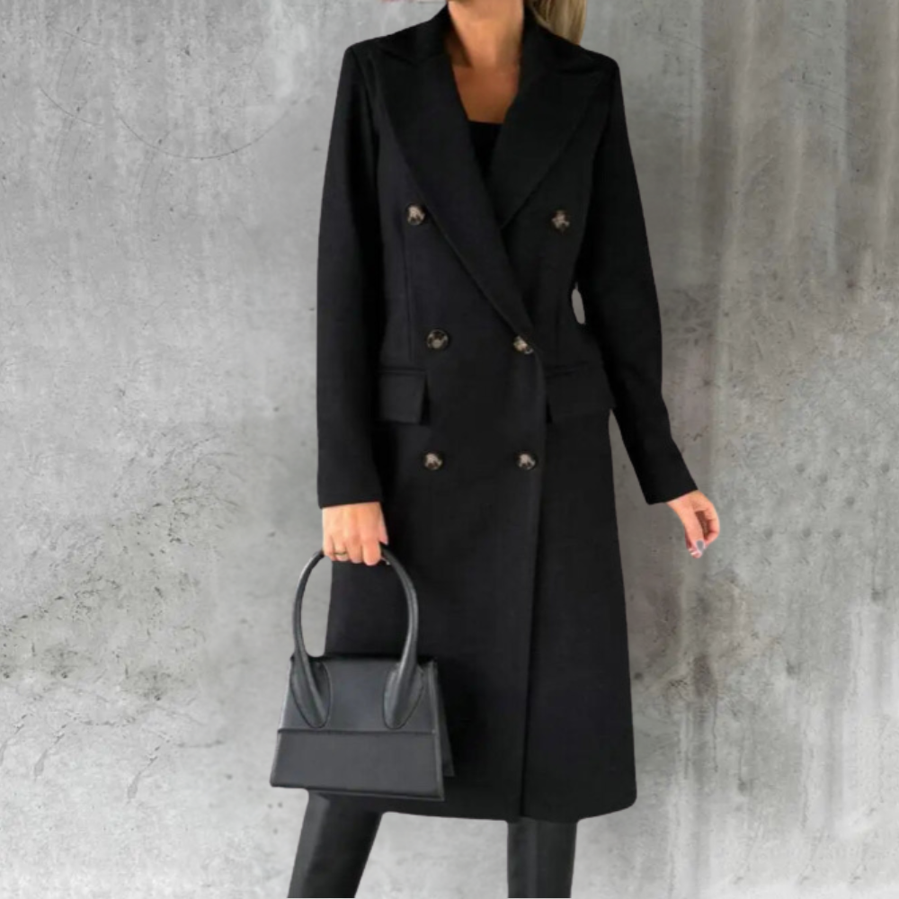 Selene | City Chic Płaszcz z Mieszanki Wełny