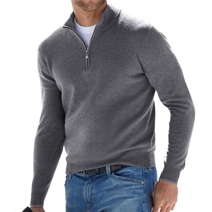 Erik Premium Sweter zapinany na zamek