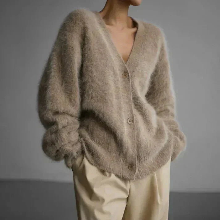 Ciepły sweter damski | Fluffy