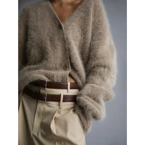 Ciepły sweter damski | Fluffy