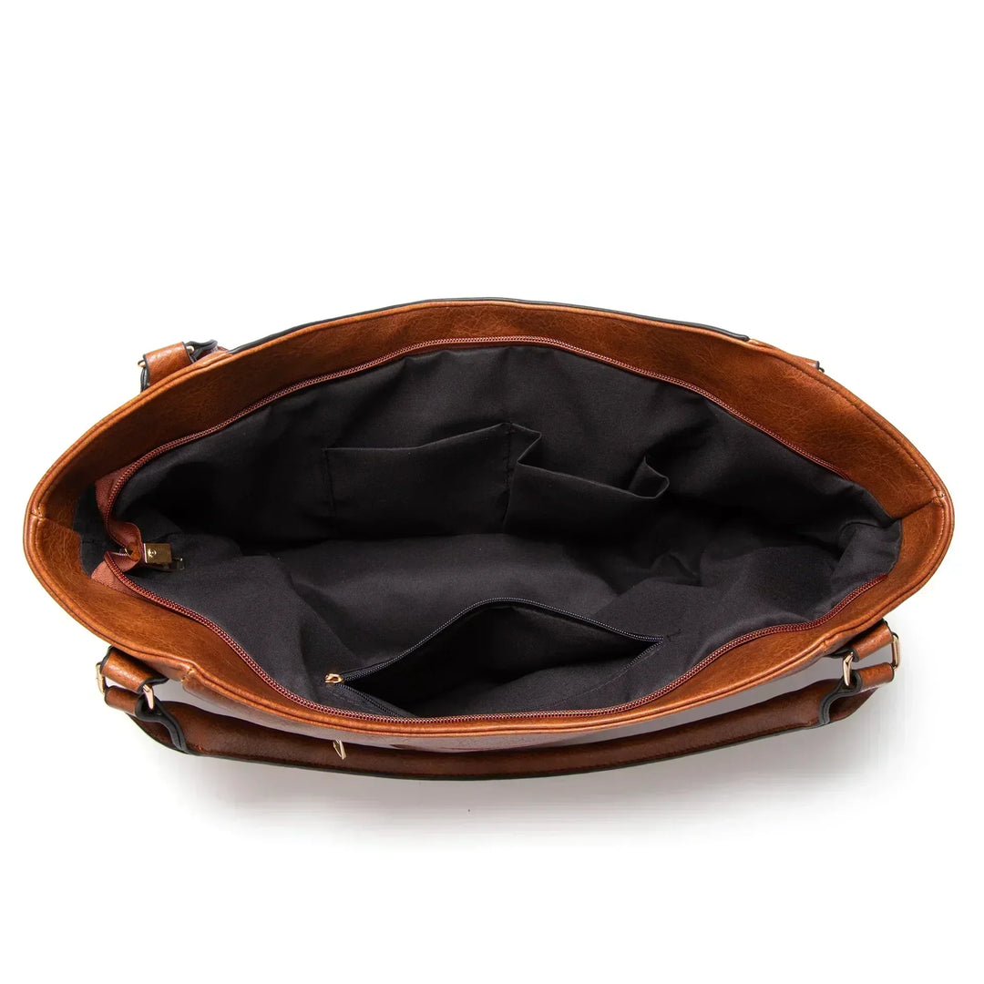 Nellie | Elegancka Torba ze Skórki Wegańskiej