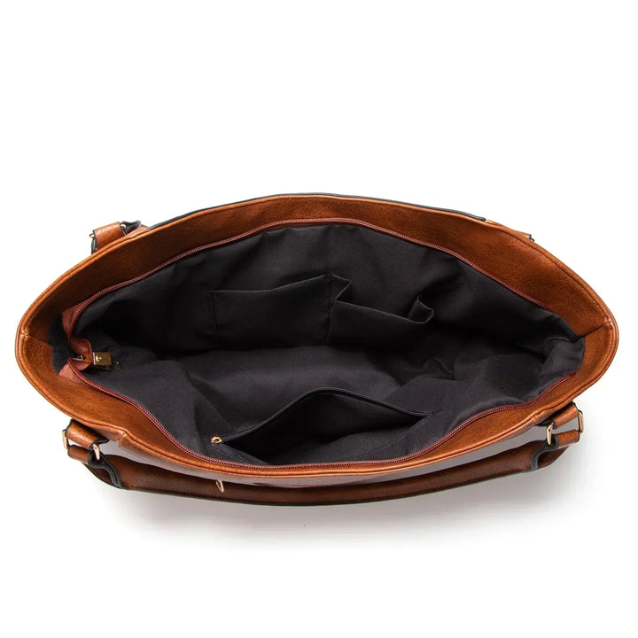 Nellie | Elegancka Torba ze Skórki Wegańskiej