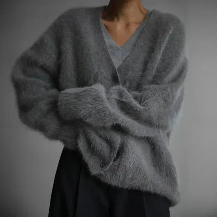 Ciepły sweter damski | Fluffy