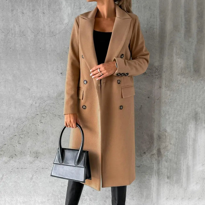 Selene | City Chic Płaszcz z Mieszanki Wełny