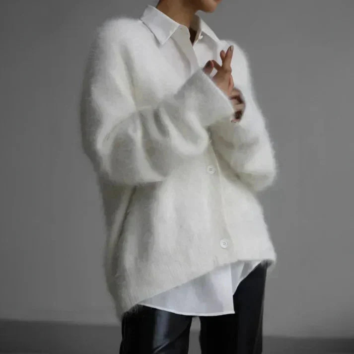 Ciepły sweter damski | Fluffy