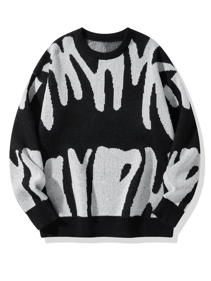 Jacob -Abstrakcyjny sweter