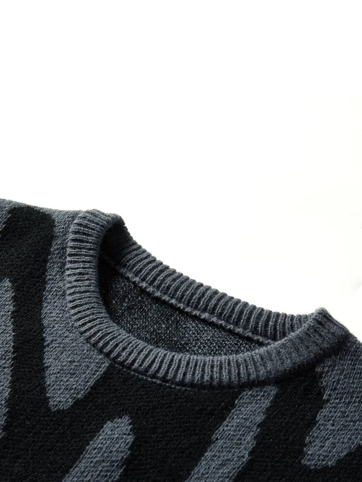 Jacob -Abstrakcyjny sweter