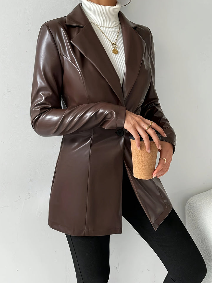 Janna – Elegancka damska kurtka z guzikami do stylizacji biznesowych i casualowych