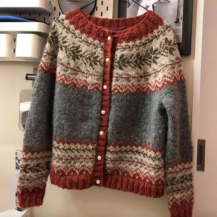 Atasha | Vintage Islandzki Kardigan