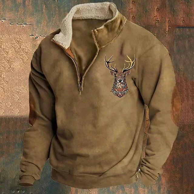 Christos – Sweter z detalem jelenia