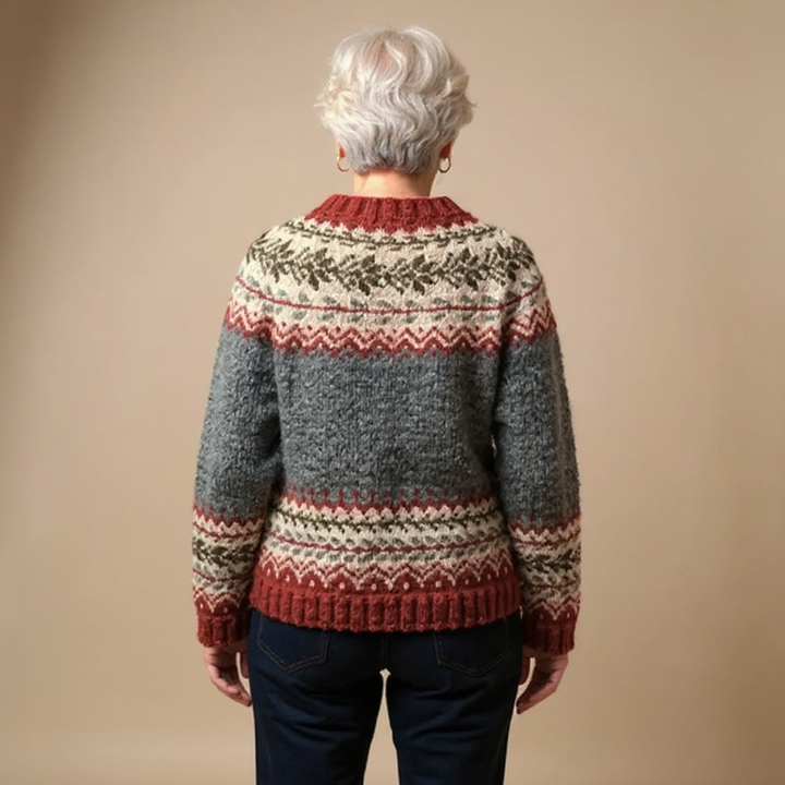 Atasha | Vintage Islandzki Kardigan