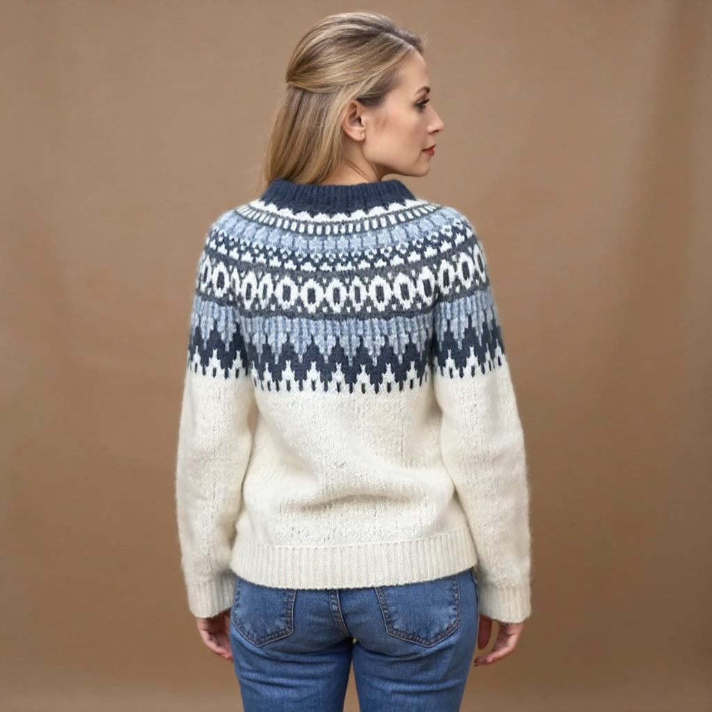 Maecey | Vintage Islandzka Sweter