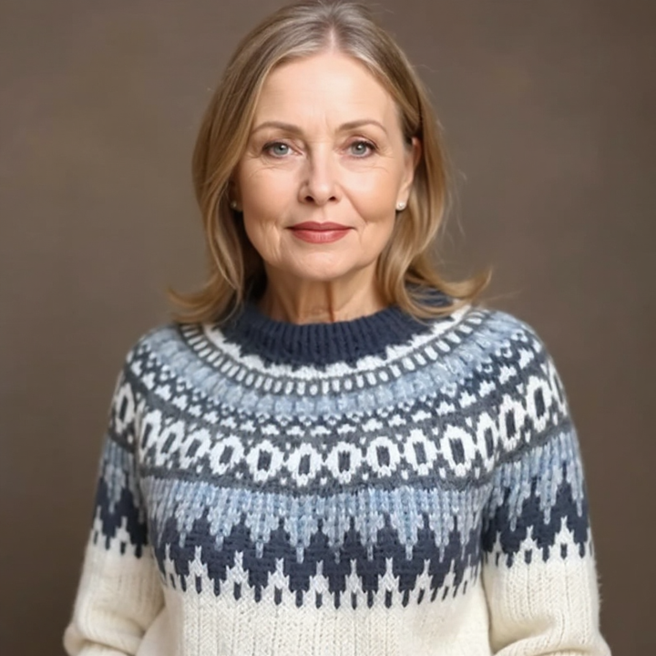 Maecey | Vintage Islandzka Sweter
